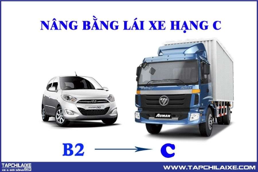 Điều kiện nâng dấu bằng B2 lên C