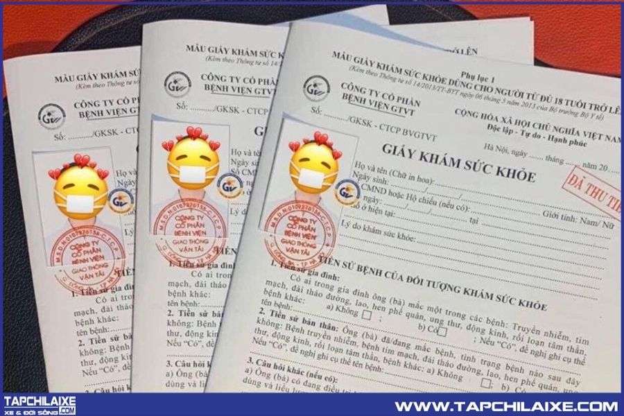 Giấy khám sức khỏe đủ điều kiện nâng hạng bằng