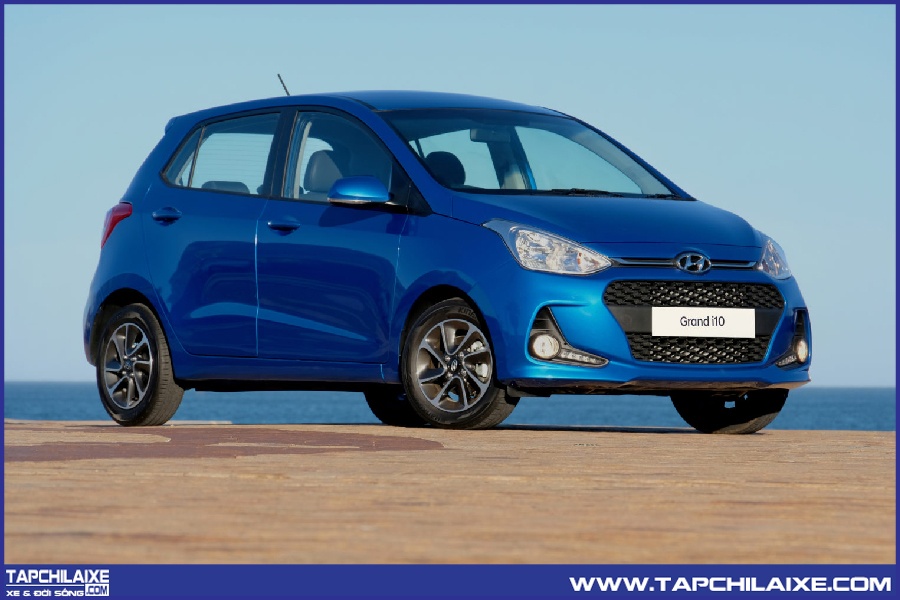 Hyundai Grand i10 xanh dương