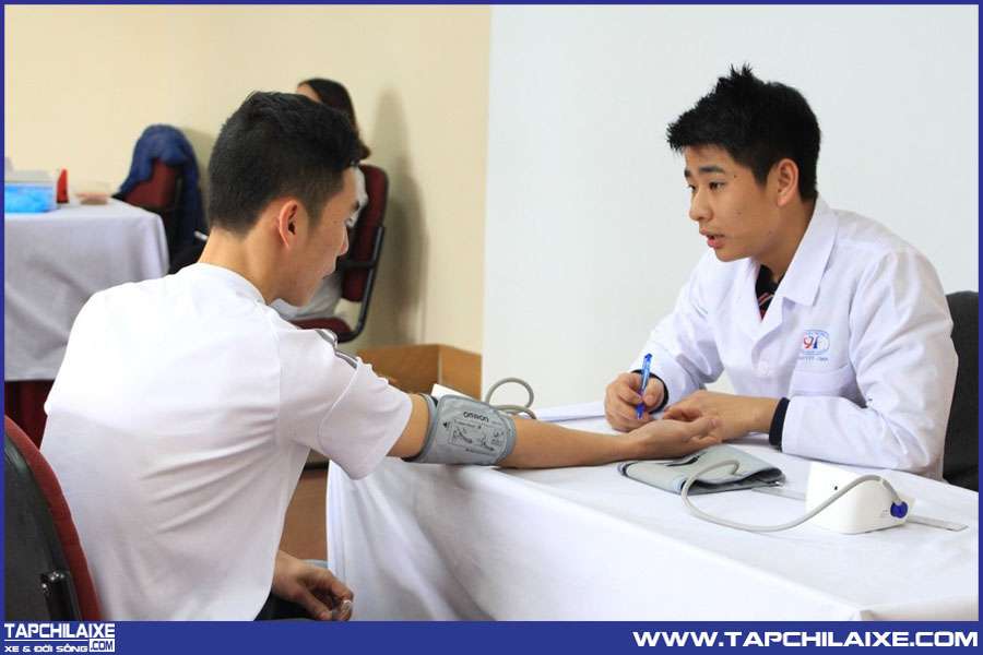 Học viên phải được đảm bảo đủ điều kiện sức khỏe