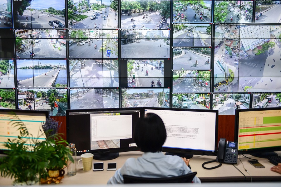 màn hình các camera phạt nguội