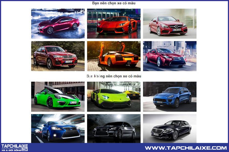 Mệnh Thổ hợp xe màu gì