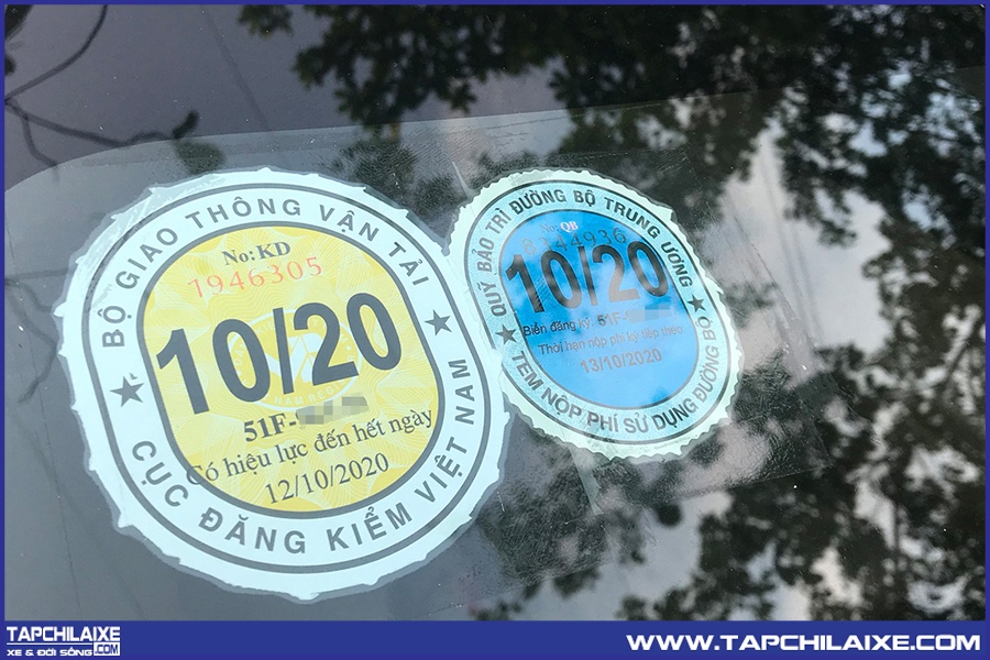 Tem đóng phí bảo trì đường bộ 