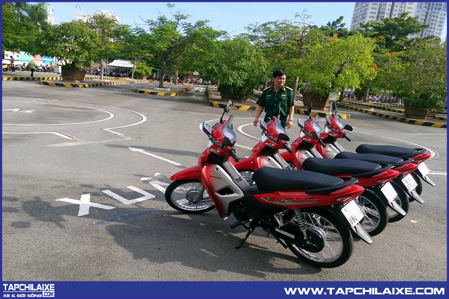 Thi bằng lái xe máy ở quận Tân Phú