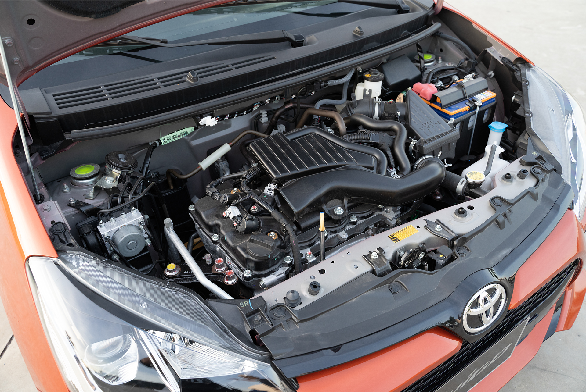 Động cơ của xe Toyota Wigo