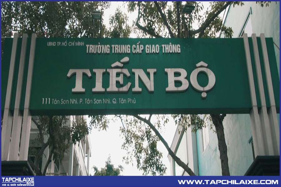Thi bằng lái xe máy ở quận Tân Phú trường Tiến Bộ