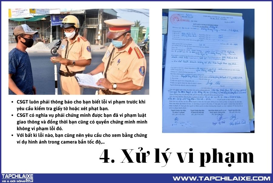 Xử lý vi phạm giao thông